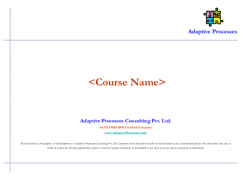Courseware Template (6-slide PPT PowerPoint presentation (PPT)) Preview Image