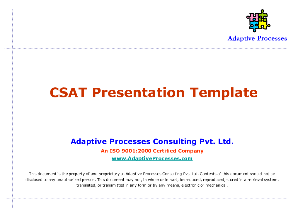 Customer Satisfaction Analysis Report Template (11-slide PPT PowerPoint presentation (PPT)) Preview Image