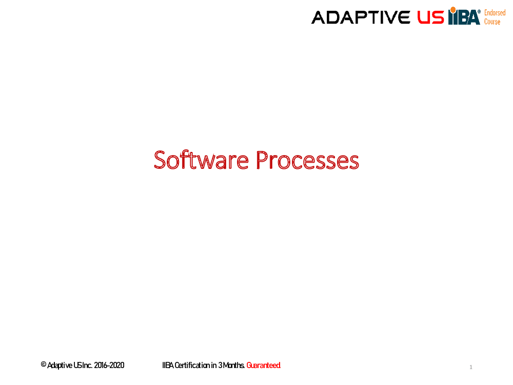 Software Life Cycles