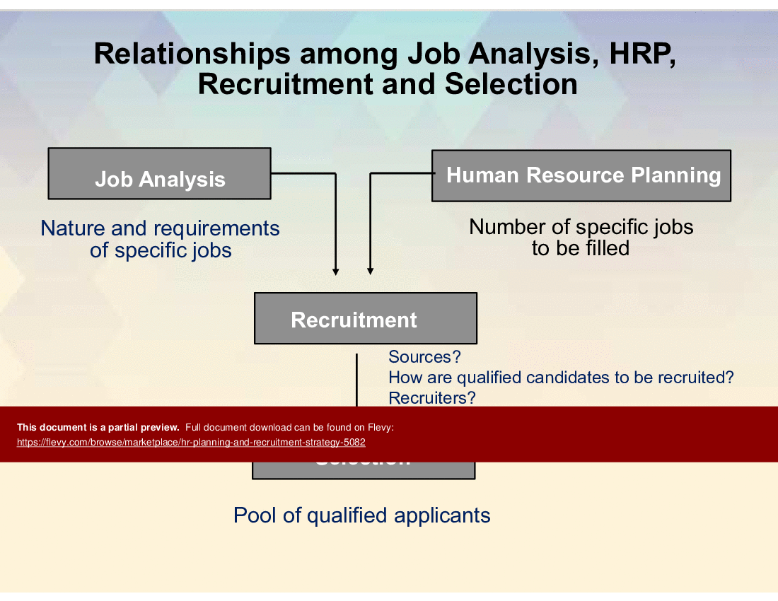 HR Planning & Recruitment Strategy (20-slide PowerPoint presentation (PPT)) Preview Image