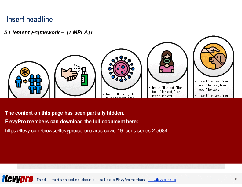 Coronavirus (COVID-19) Icons: Series 2 (21-slide PPT PowerPoint presentation (PPTX)) Preview Image