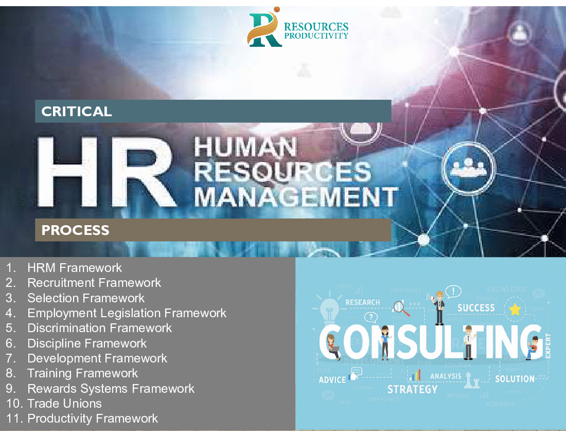 Critical Human Resource Process (26-slide PowerPoint presentation (PPT)) Preview Image