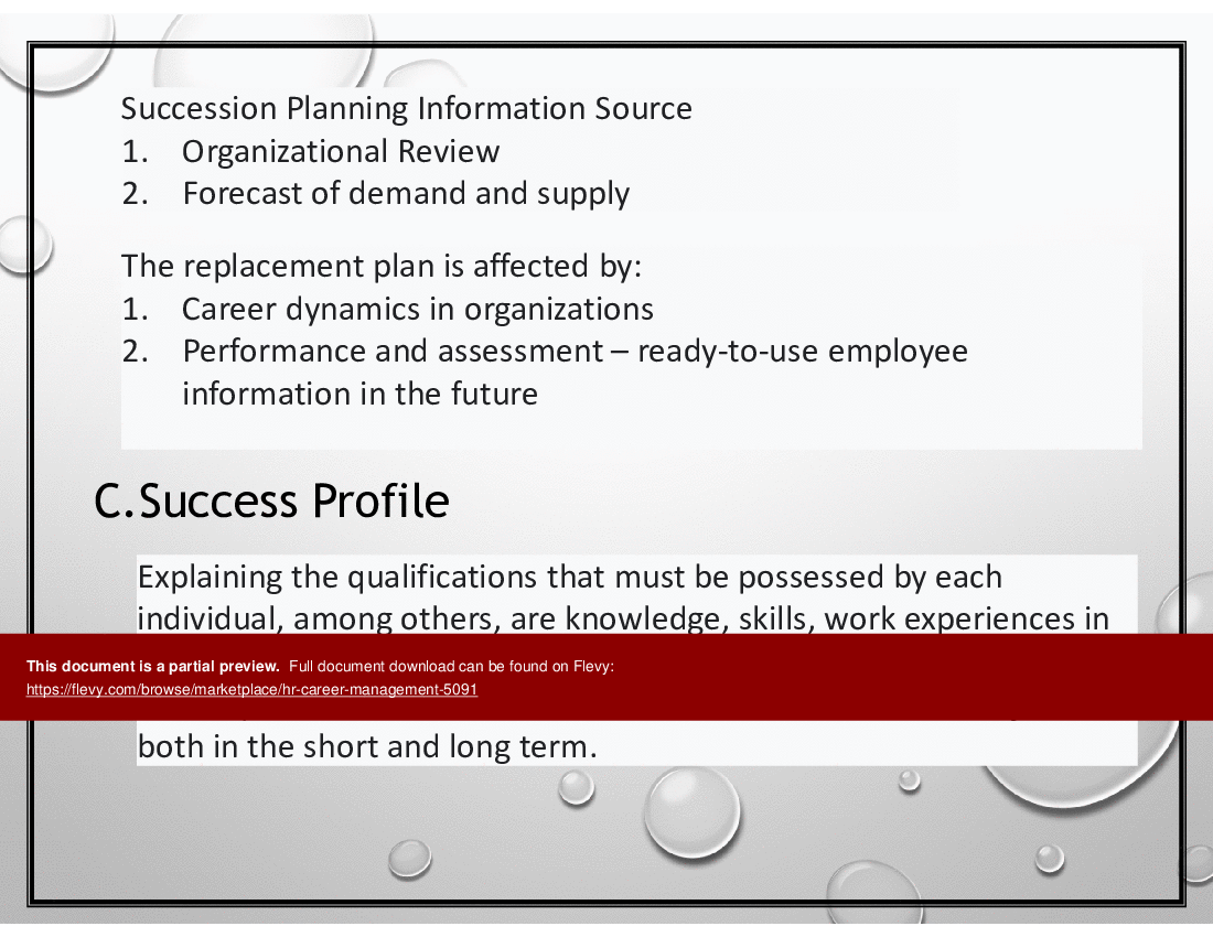HR Career Management (35-slide PPT PowerPoint presentation (PPTX)) Preview Image