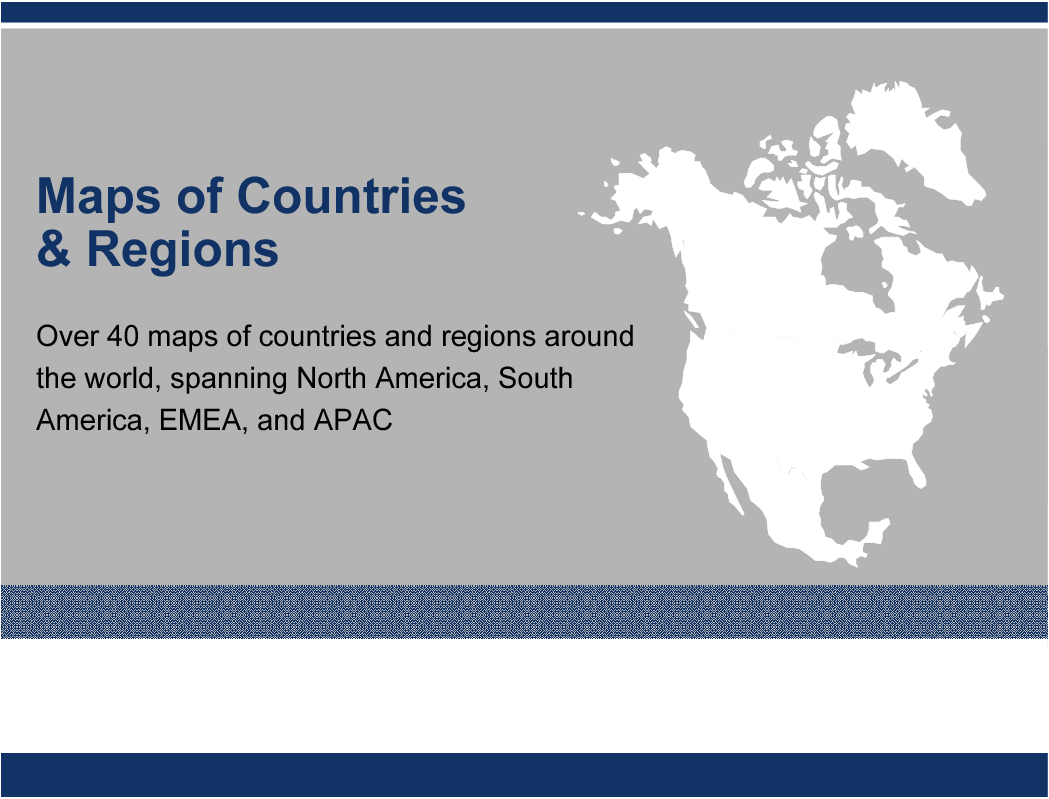 PowerPoint Maps of Countries & Regions