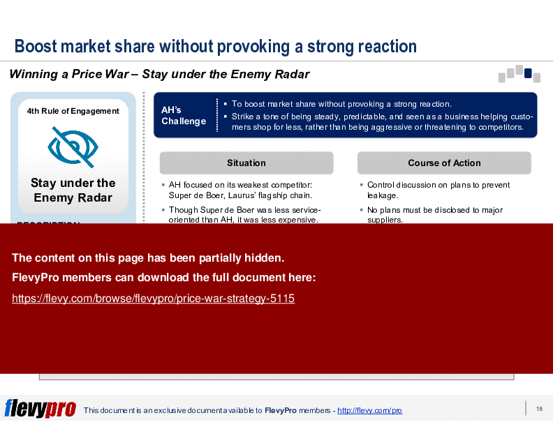 Price War Strategy (23-slide PPT PowerPoint presentation (PPTX)) Preview Image