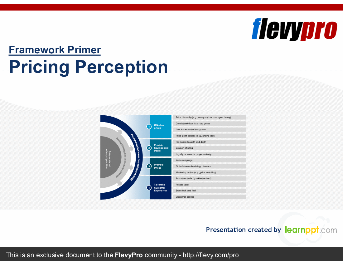 This is a partial preview of Pricing Perception (24-slide PowerPoint presentation (PPTX)). Full document is 24 slides. 