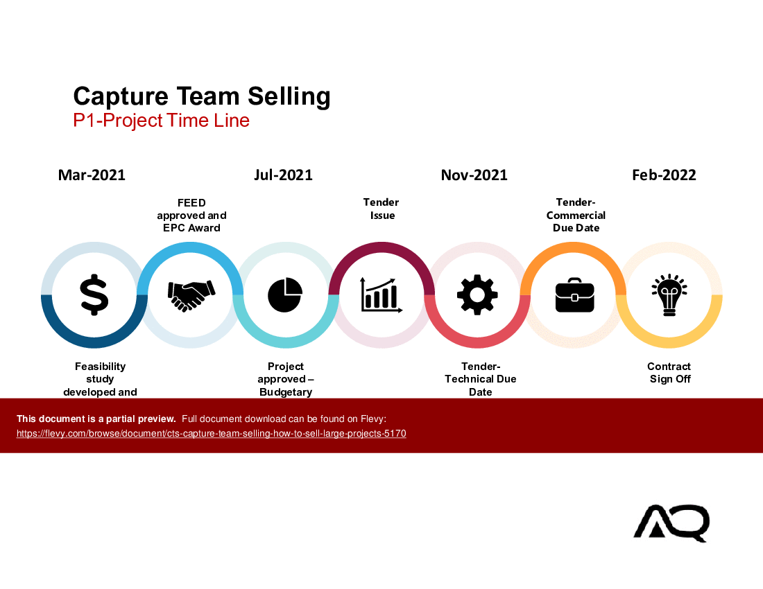 CTS (Capture Team Selling): How to Sell Large Projects (59-slide PPT PowerPoint presentation (PPTX)) Preview Image