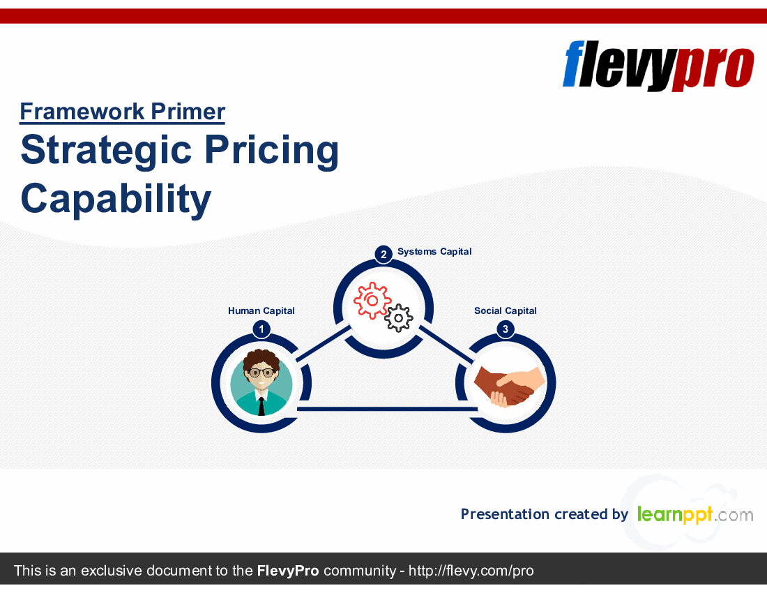 This is a partial preview of Strategic Pricing Capability (23-slide PowerPoint presentation (PPTX)). Full document is 23 slides. 