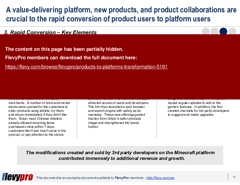 Products to Platforms Transformation (22-slide PowerPoint presentation (PPTX)) Preview Image