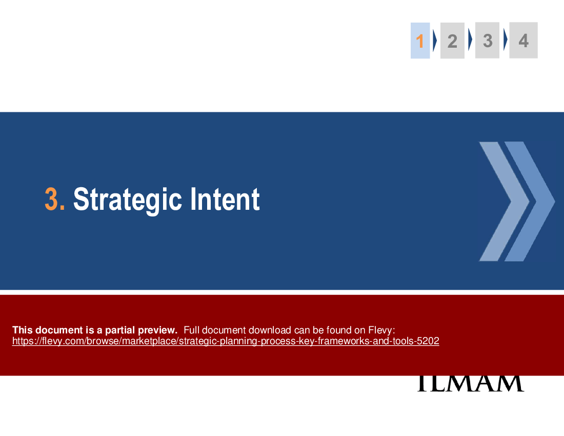This is a partial preview of Strategic Planning: Process, Key Frameworks, and Tools (79-slide PowerPoint presentation (PPTX)). Full document is 79 slides. 