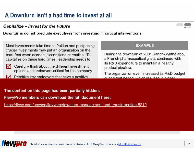 Downturn Management and Transformation (27-slide PPT PowerPoint presentation (PPTX)) Preview Image