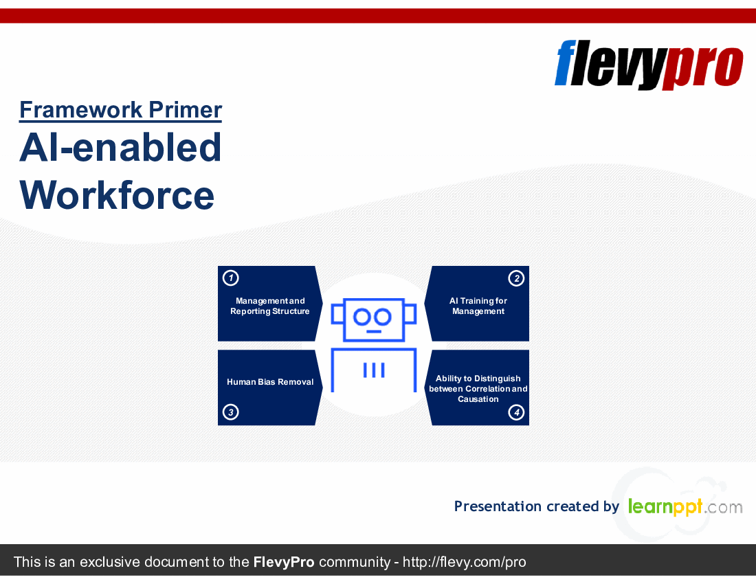 AI-enabled Workforce (22-slide PowerPoint presentation (PPTX)) Preview Image