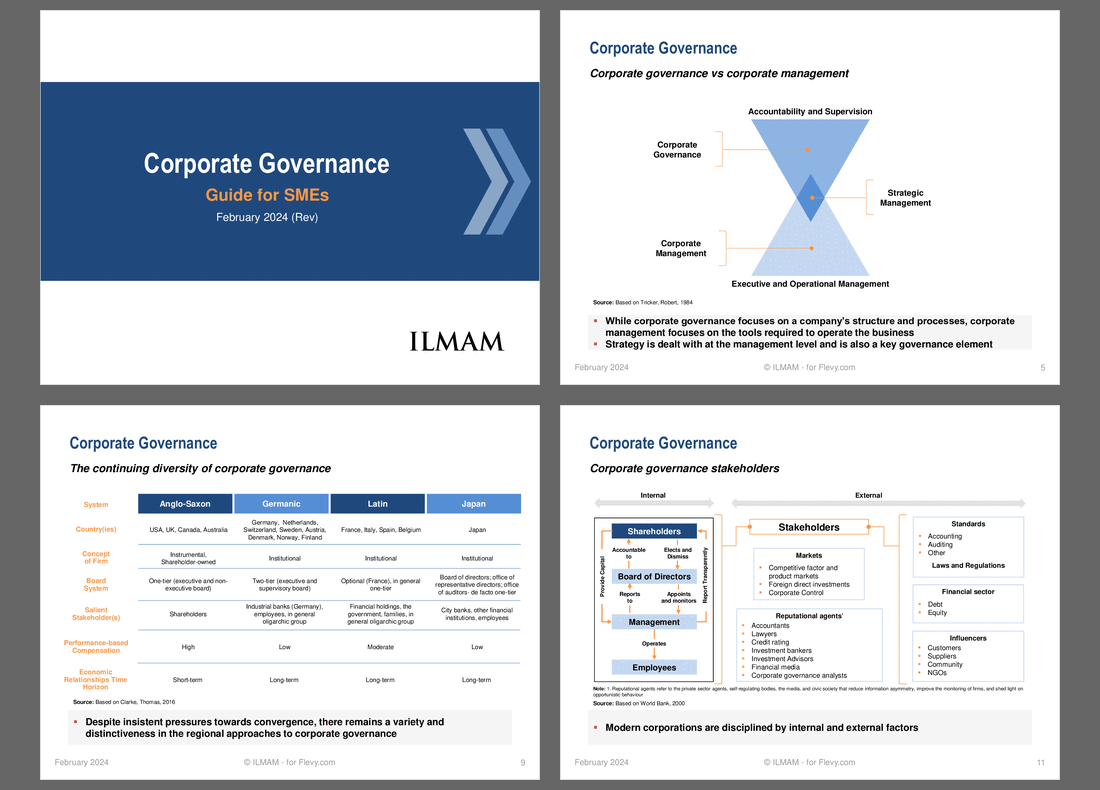 Corporate Governance: Guide for SMEs