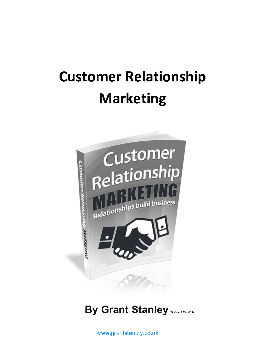 Customer Relationship Management (CRM) Marketing