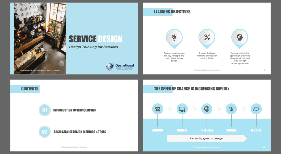 This is a partial preview of Service Design (Design Thinking for Services). Full document is 143 slides. 