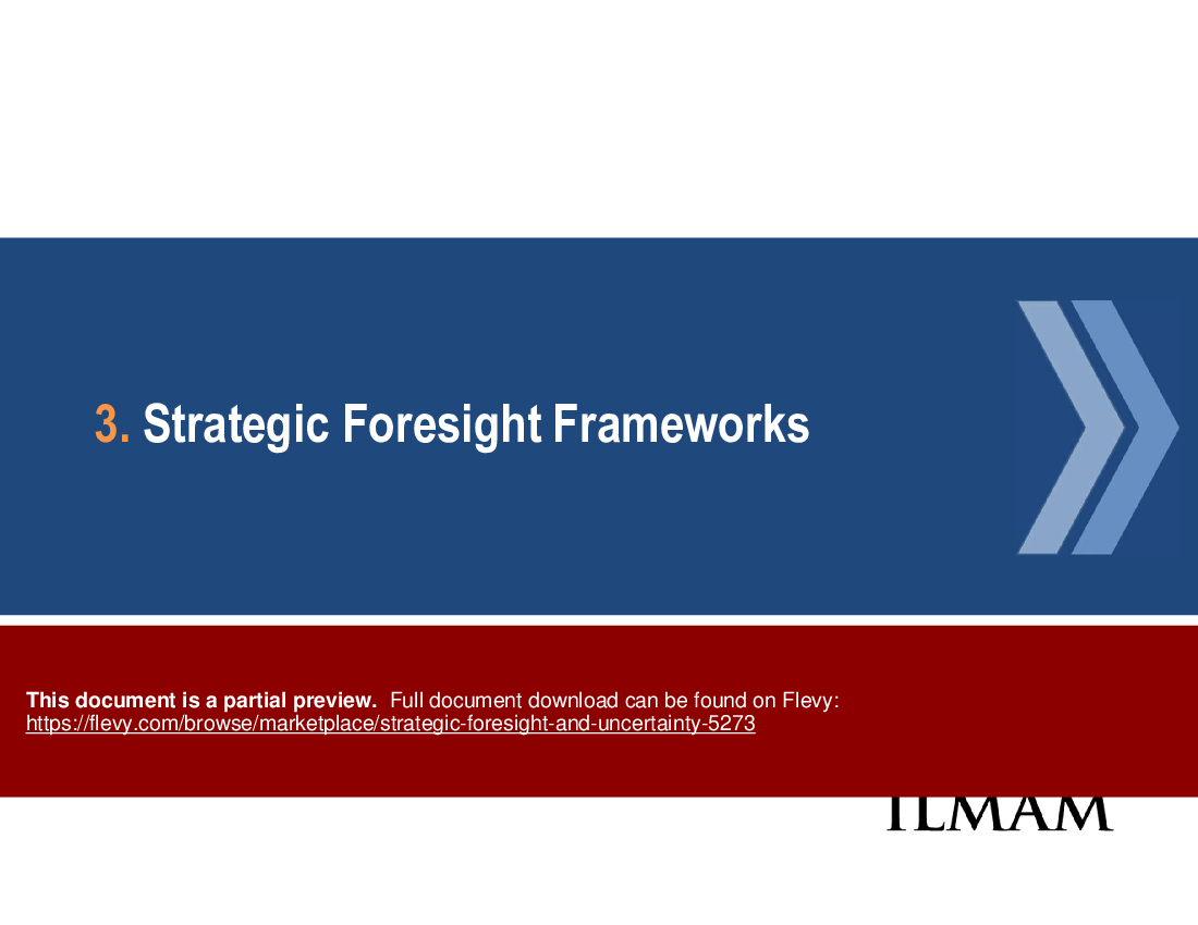 Strategic Foresight and Uncertainty (51-slide PPT PowerPoint presentation (PPTX)) Preview Image