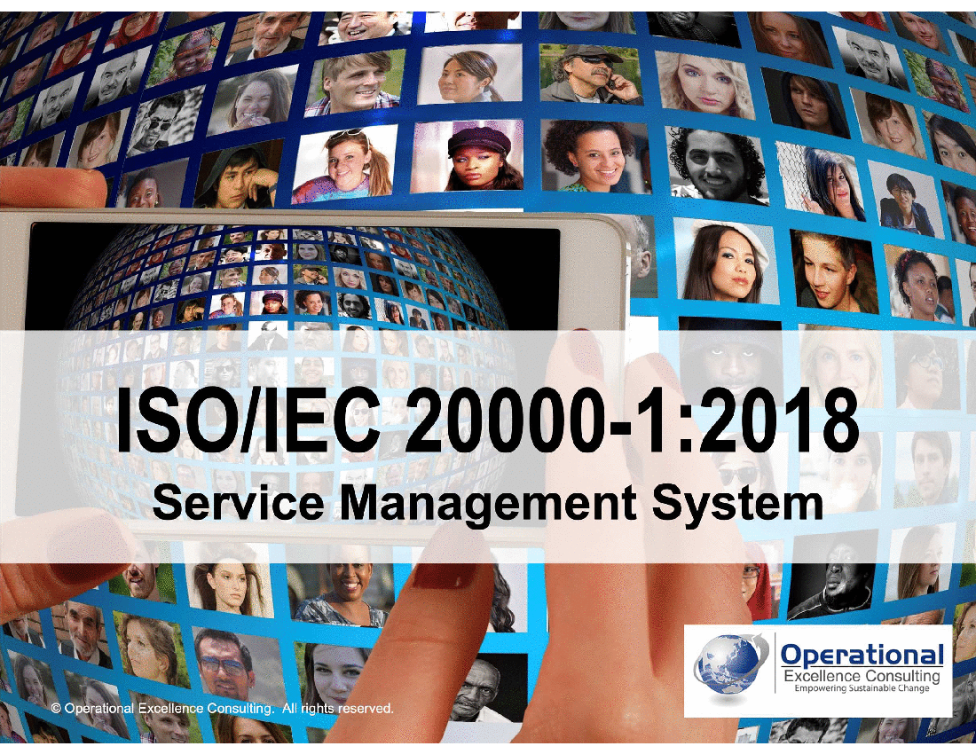 ISO/IEC 20000-1:2018 (Service Management System) Awareness (69-slide PowerPoint presentation (PPTX)) Preview Image