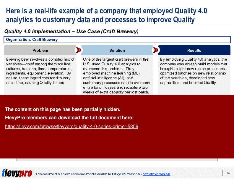 Quality 4.0 Series: Primer (25-slide PPT PowerPoint presentation (PPTX)) Preview Image