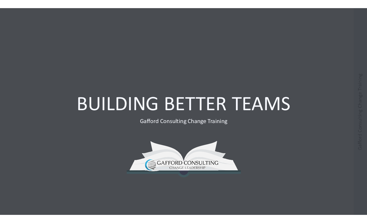 Building Better Teams