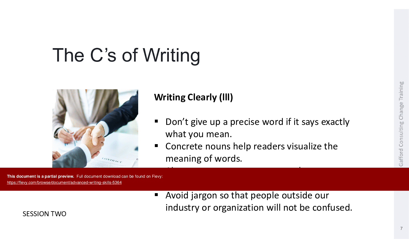 This is a partial preview of Advanced Writing Skills (39-slide PowerPoint presentation (PPT)). Full document is 39 slides. 