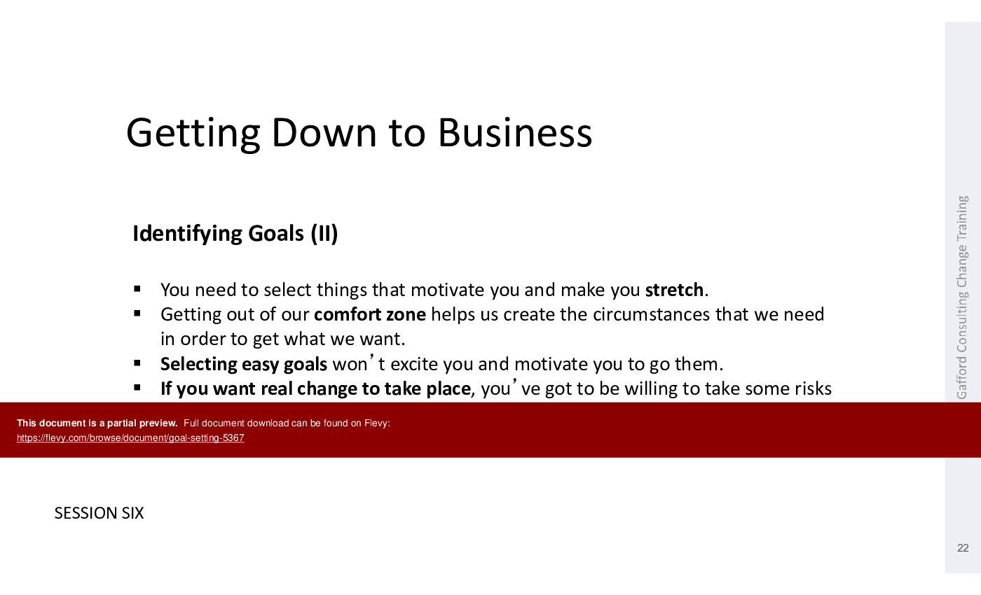 Goal Setting (36-slide PPT PowerPoint presentation (PPTX)) Preview Image