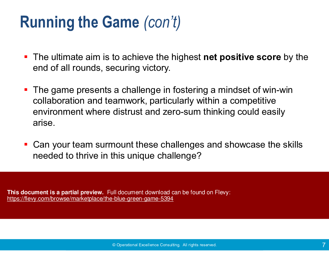 The Blue-Green Game (35-slide PowerPoint presentation (PPTX)) Preview Image