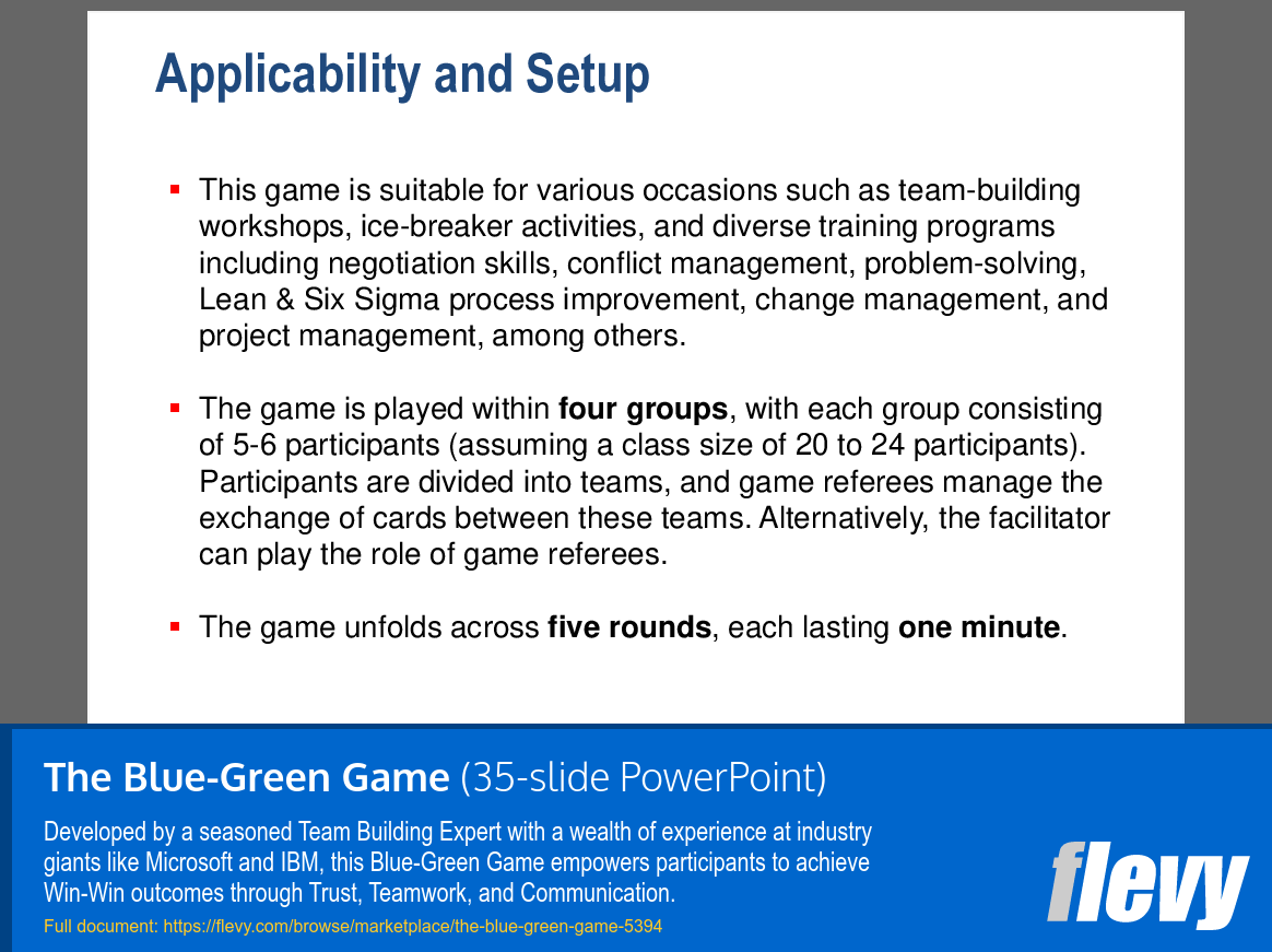 This Is A Partial Preview Of The Blue Green Game Full Document Is 31 This Is A Partial Preview Of The Blue Green Game Full Document Is 31