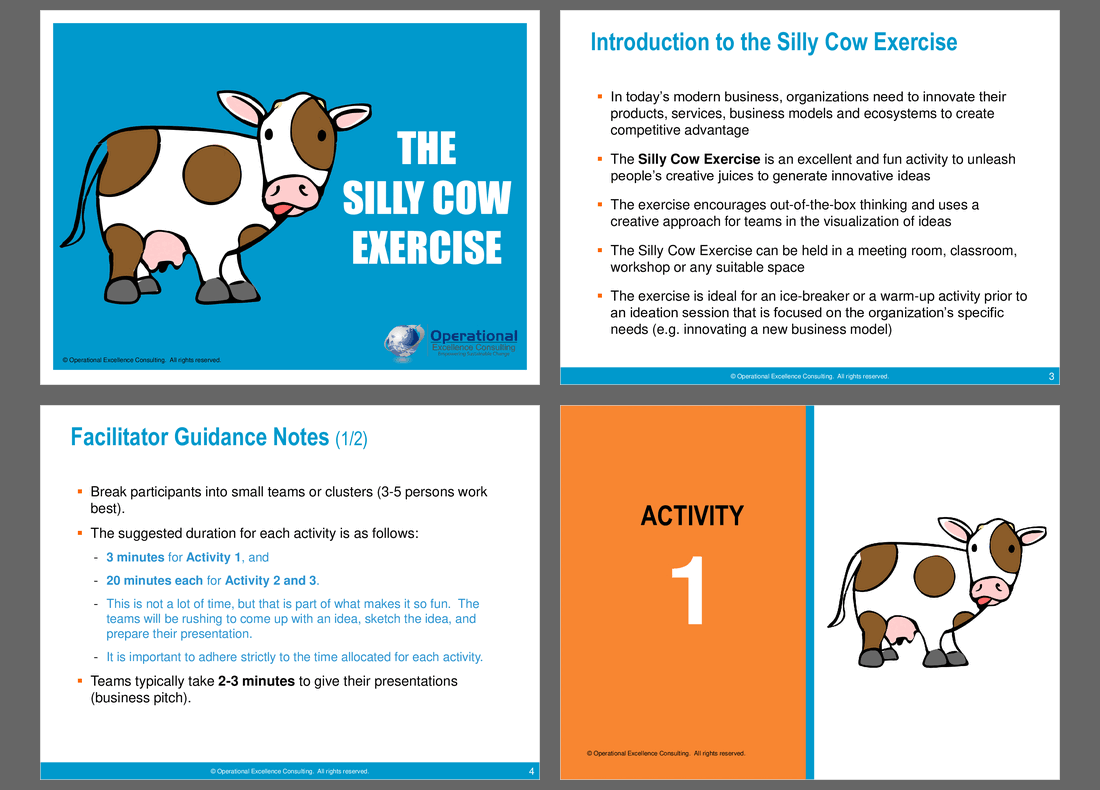 The Silly Cow Exercise (23-slide PPT PowerPoint presentation (PPTX)) Preview Image