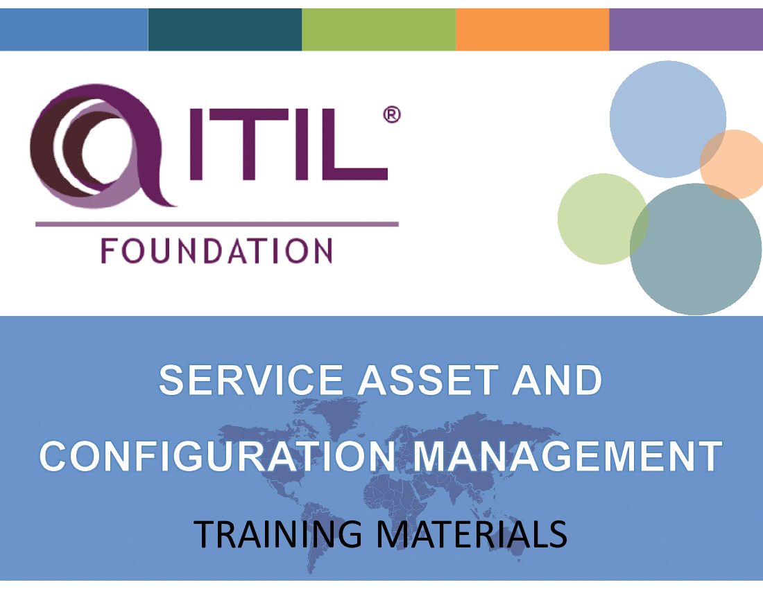 ITIL Service Asset and Configuration Management
