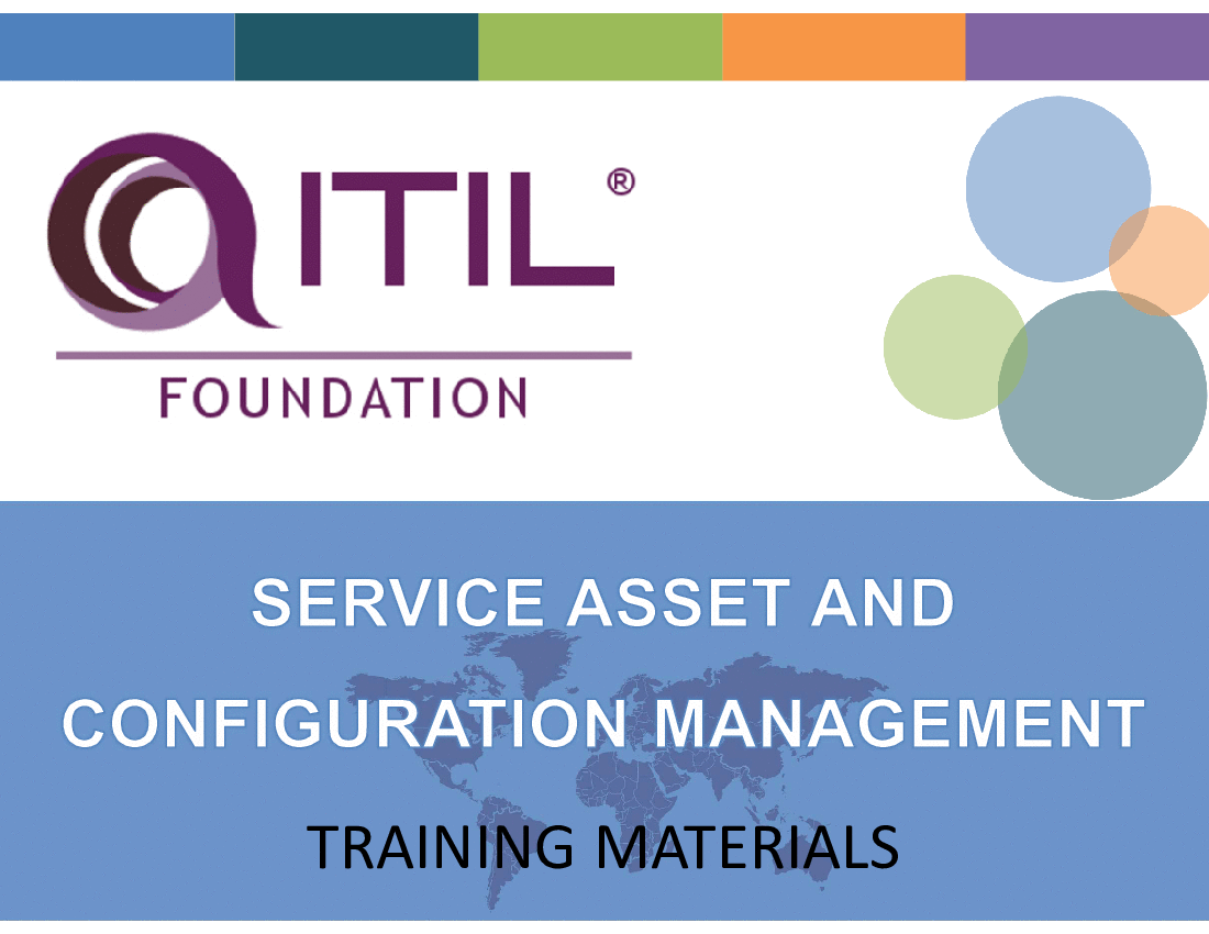 ITIL Service Asset and Configuration Management (69-slide PPT PowerPoint presentation (PPTX)) Preview Image