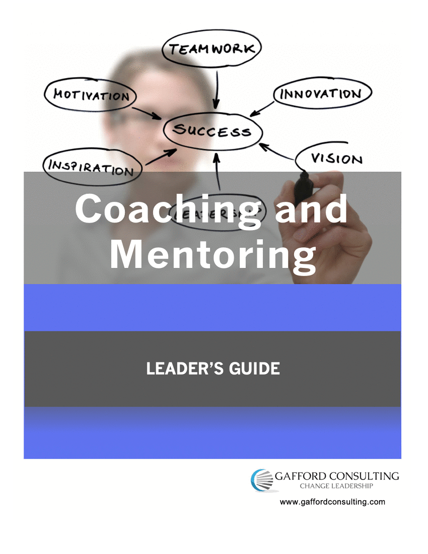 Word Template Coaching And Mentoring Training Guides 55 Page Word Document Flevy 