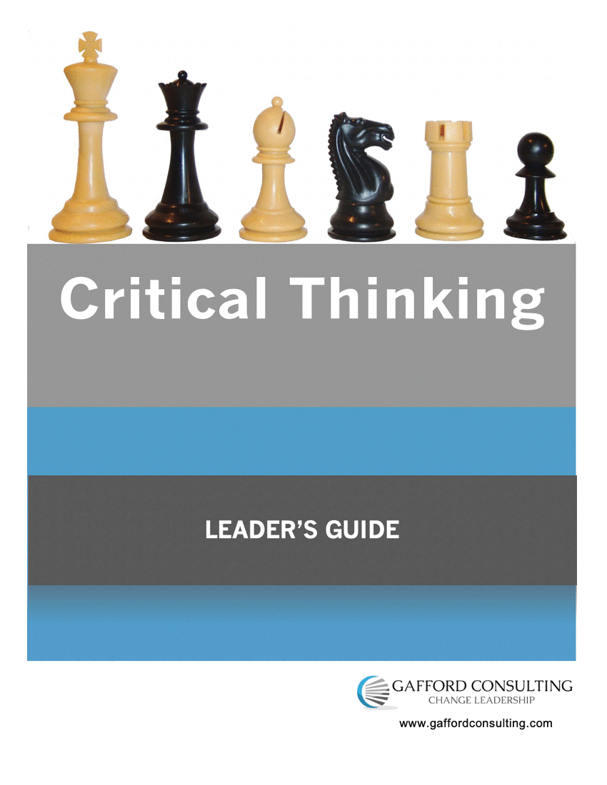 This is a partial preview of Critical Thinking Skills - Training Guides (79-page Word document). Full document is 79 pages. 