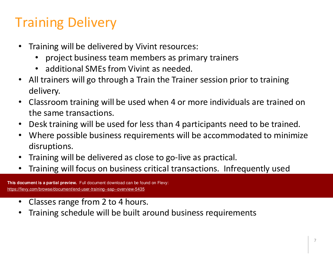 This is a partial preview of End User Training - SAP - Overview (15-slide PowerPoint presentation (PPTX)). Full document is 15 slides. 