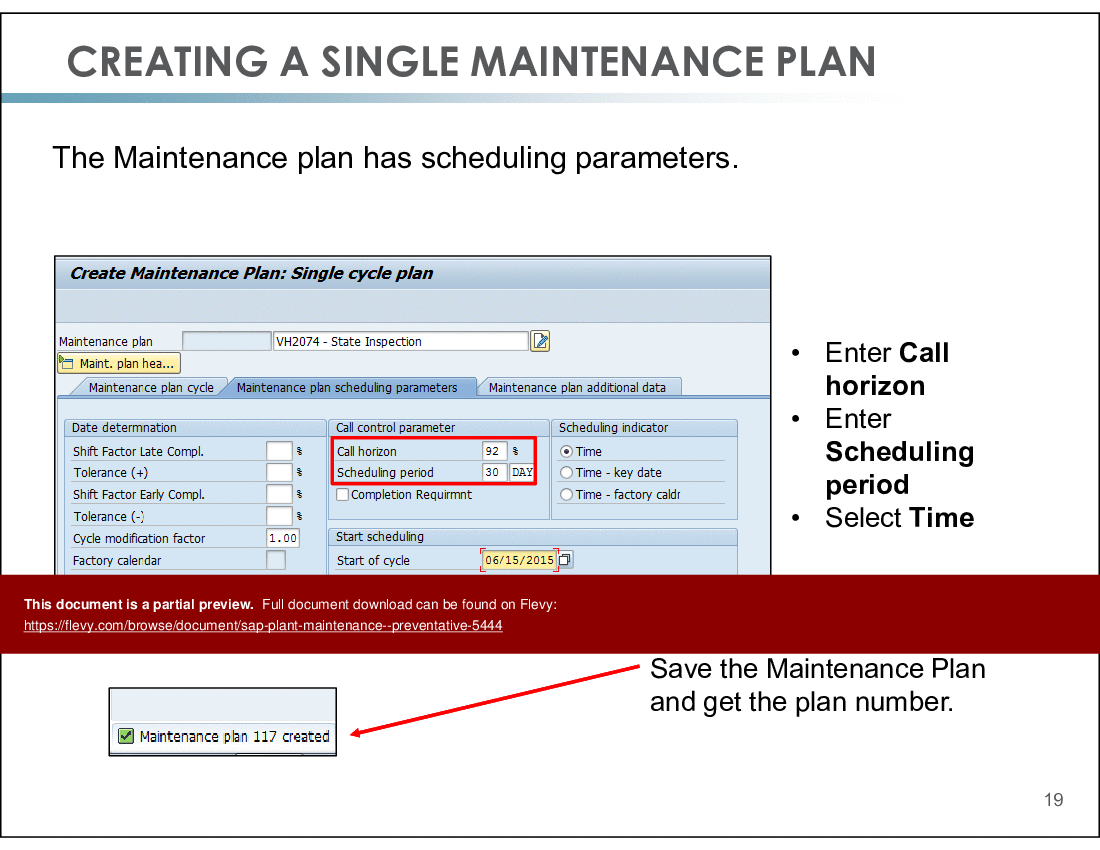 SAP Plant Maintenance - Preventative (42-slide PPT PowerPoint presentation (PPTX)) Preview Image