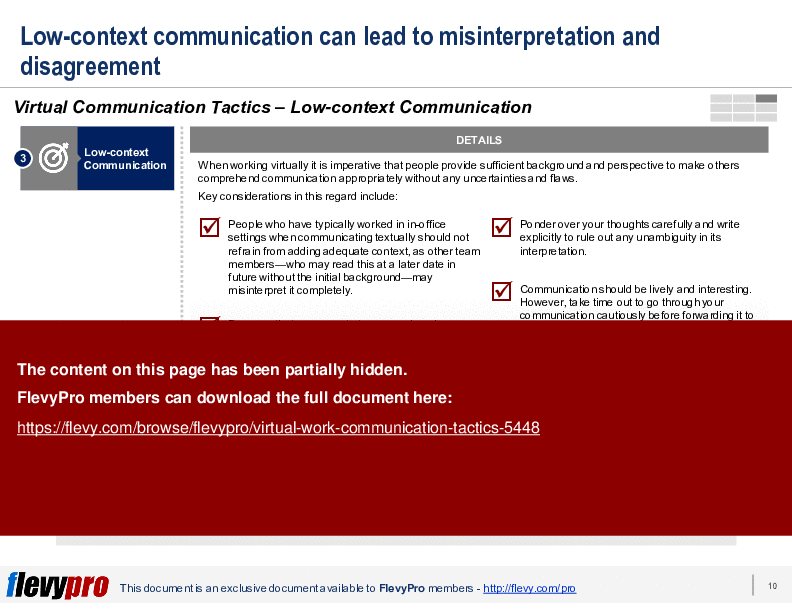 This is a partial preview of Virtual Work: Communication Tactics (26-slide PowerPoint presentation (PPTX)). Full document is 26 slides. 