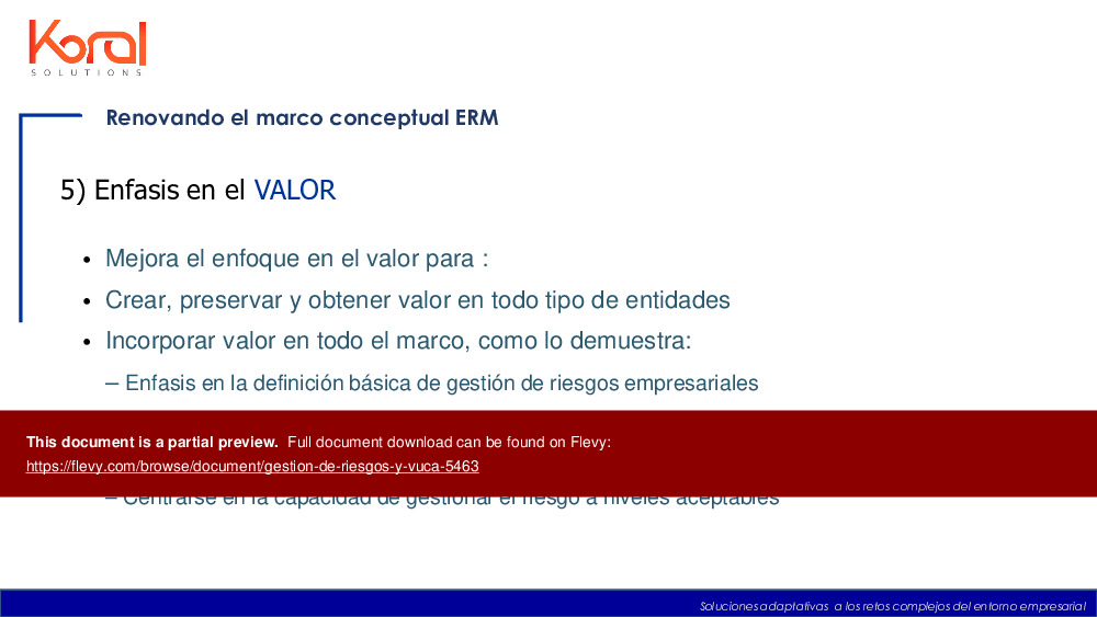 Gestion de Riesgos y Vuca (42-page PDF document) Preview Image