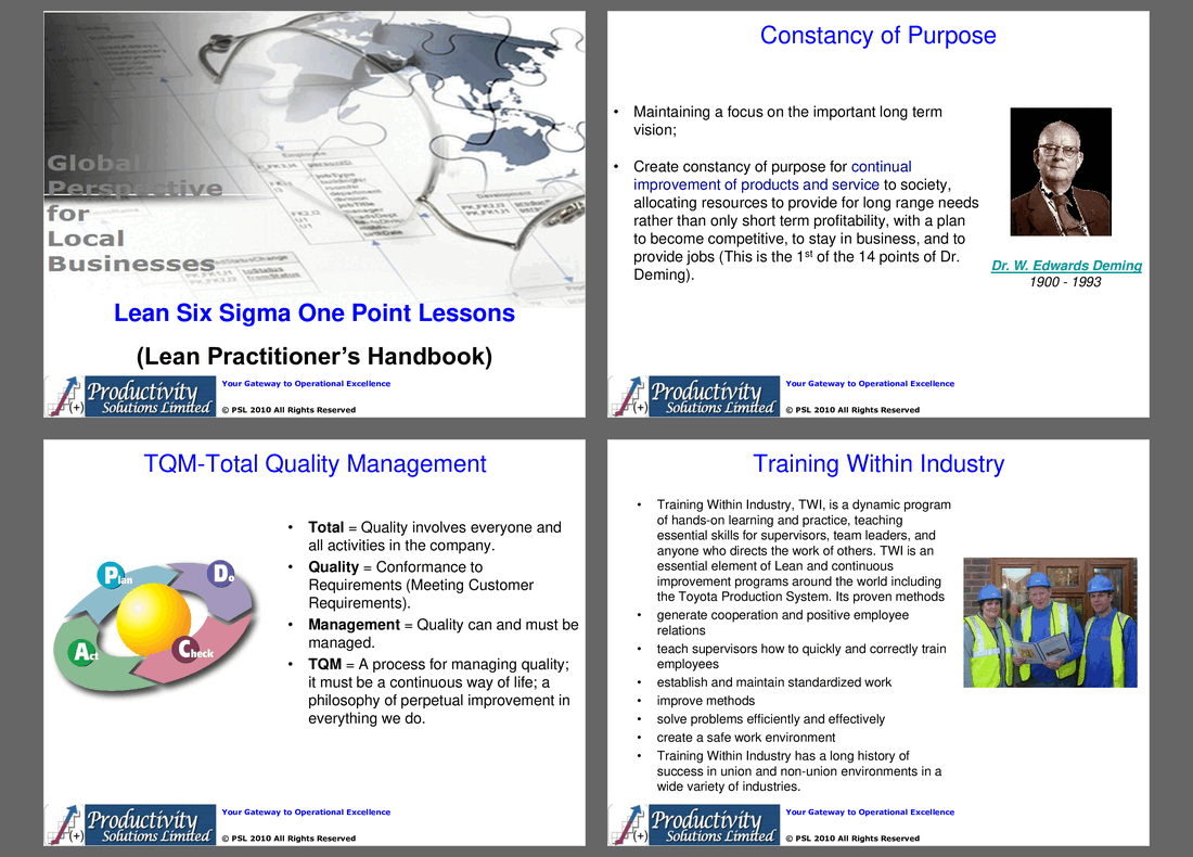 Lean Six Sigma Memory Jogger (134-slide PPT PowerPoint presentation (PPTX)) Preview Image