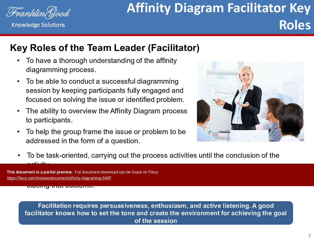 Affinity Diagraming (27-slide PPT PowerPoint presentation (PPTX)) Preview Image