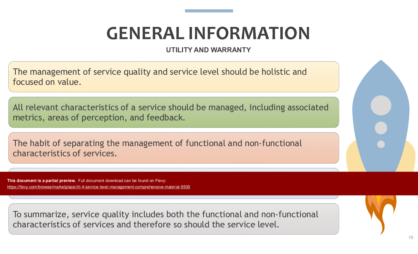 ITIL 4 Service Level Management Comprehensive Material (95-slide PPT PowerPoint presentation (PPTX)) Preview Image