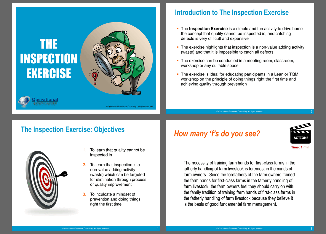 The Inspection Exercise (18-slide PPT PowerPoint presentation (PPTX)) Preview Image