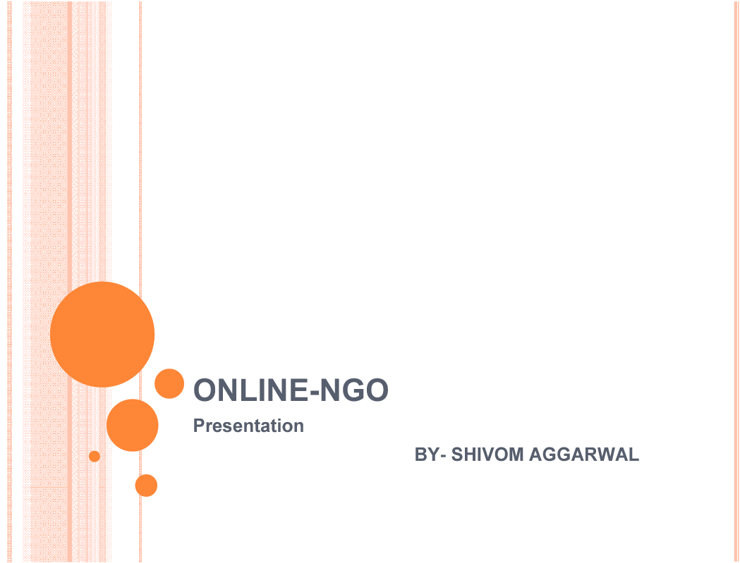 Business Model for Online NGO (26-slide PPT PowerPoint presentation (PPT)) Preview Image