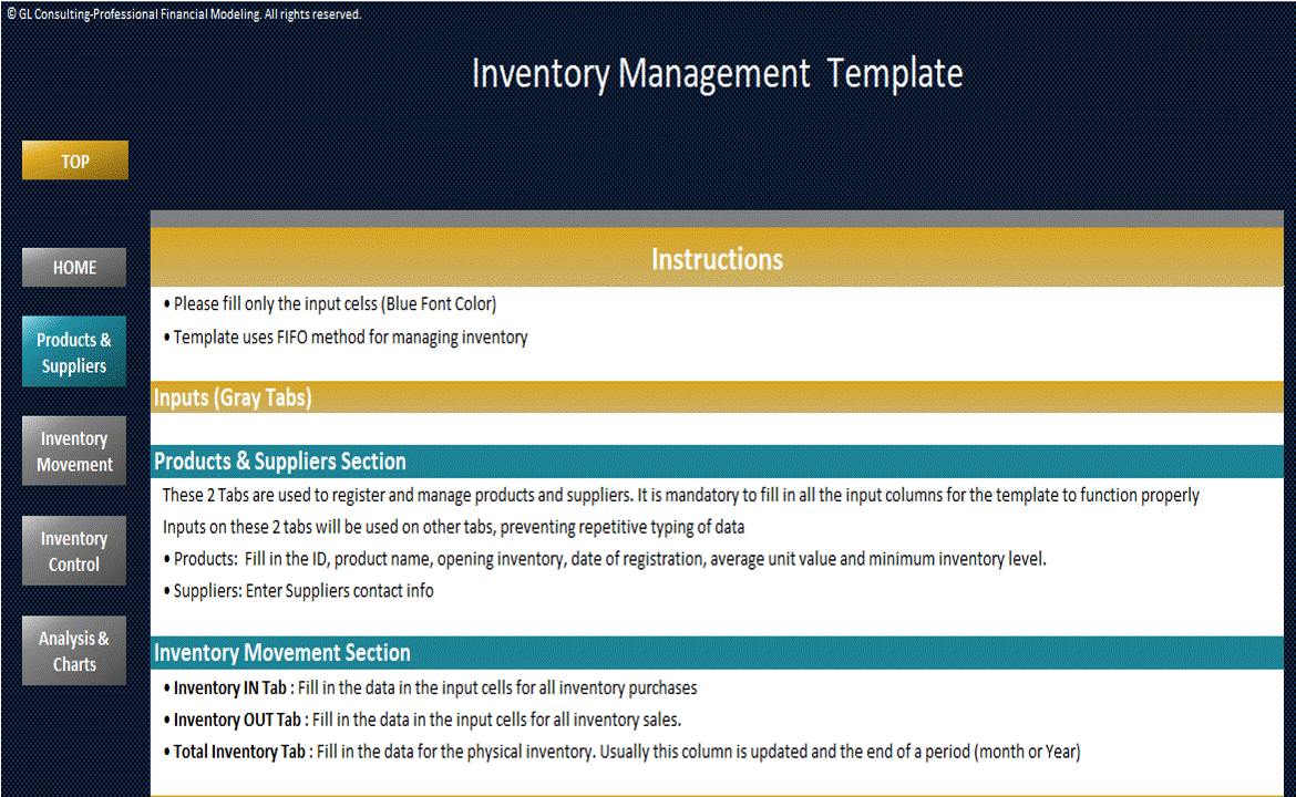 This is a partial preview of Inventory Management Template (Excel workbook (XLSX)). 