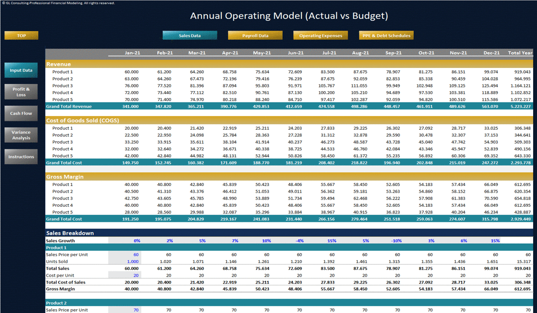annual operating plan software