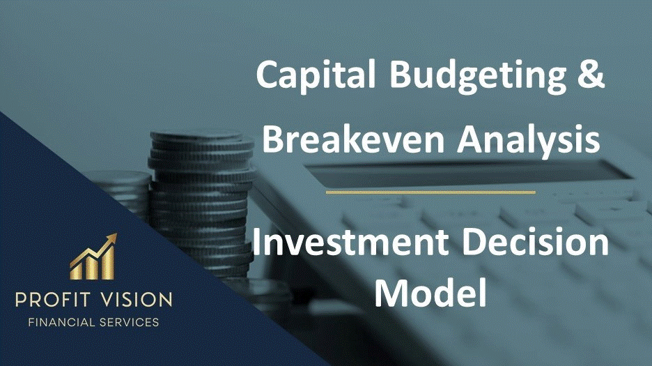 Capital Budgeting & Breakeven Analysis (Excel template (XLSX)) Preview Image