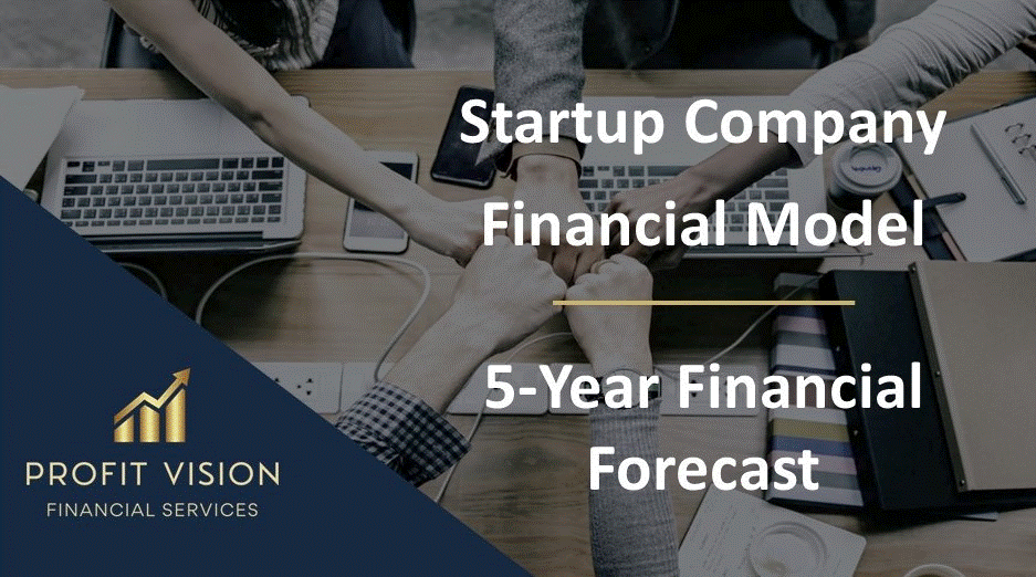 Startup Company Financial Model - 5 Year Financial Forecast (Excel template (XLSX)) Preview Image