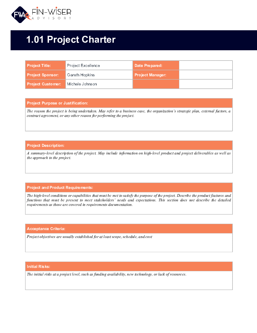 Project Management | Phase 1 || Initiating