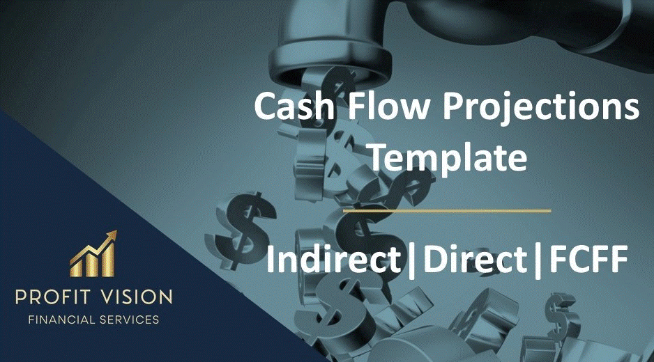 Cash Flow Projections Template - Indirect | Direct | FCFF (Excel template (XLSX)) Preview Image