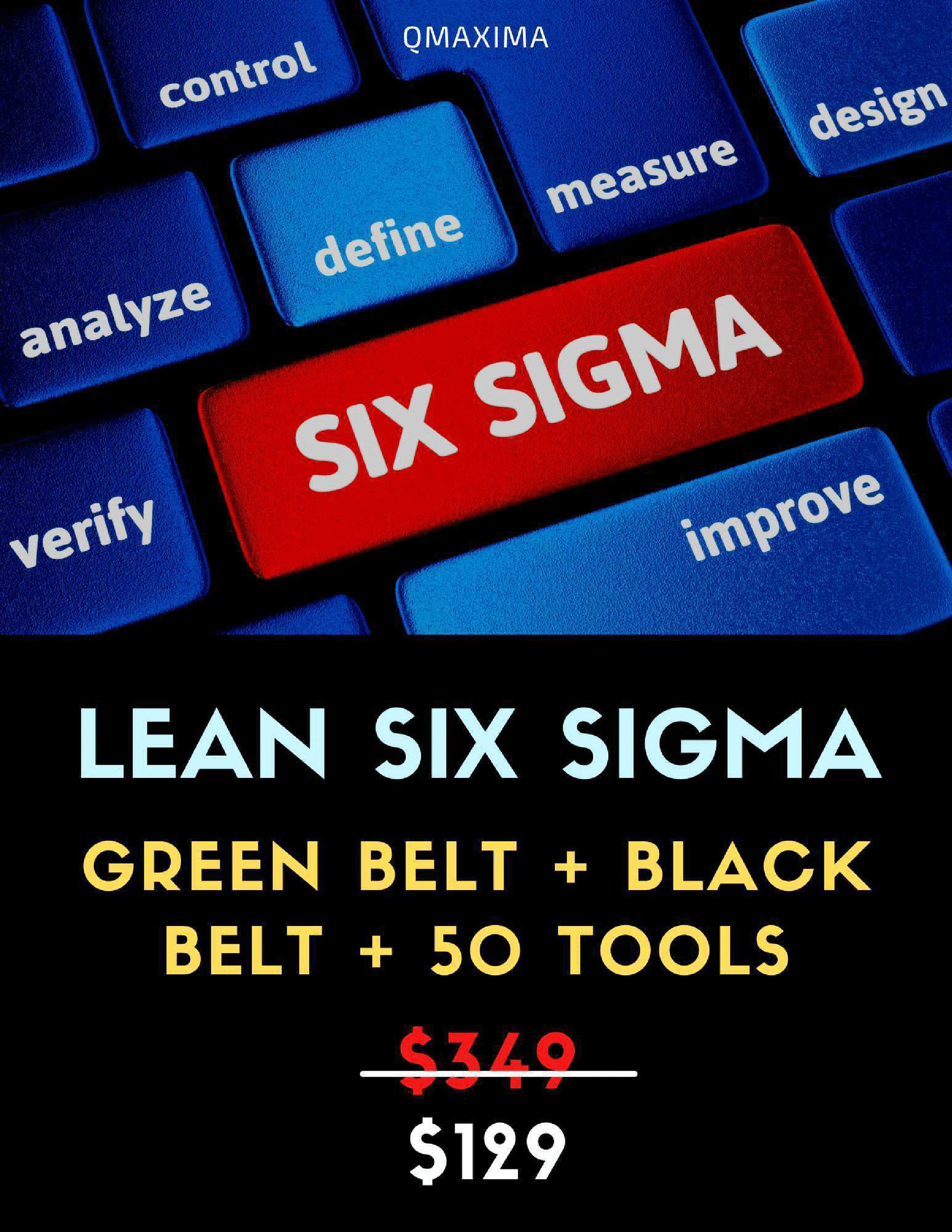 Lean Six Sigma GB/BB 1600+ Slides, 50 Tools, DFSS, DOE (141-page PDF document) Preview Image