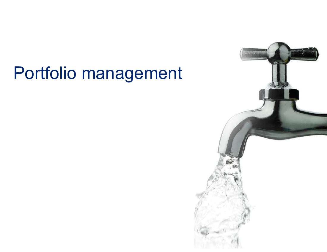 Project Portfolio Management (23-slide PowerPoint presentation (PPTX)) Preview Image
