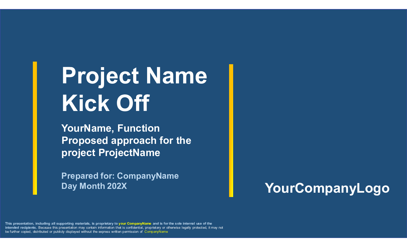 Project Kickoff Powerpoint Template